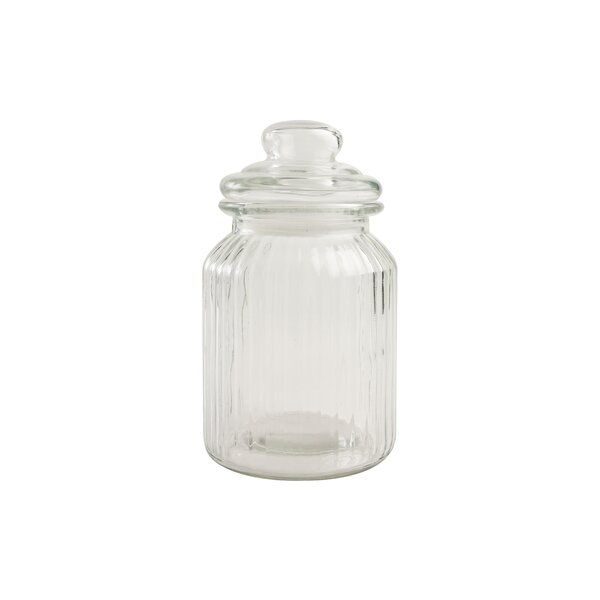 Tandg Woodware Ltd Ribbed Glass Jar And Reviews Uk 2570